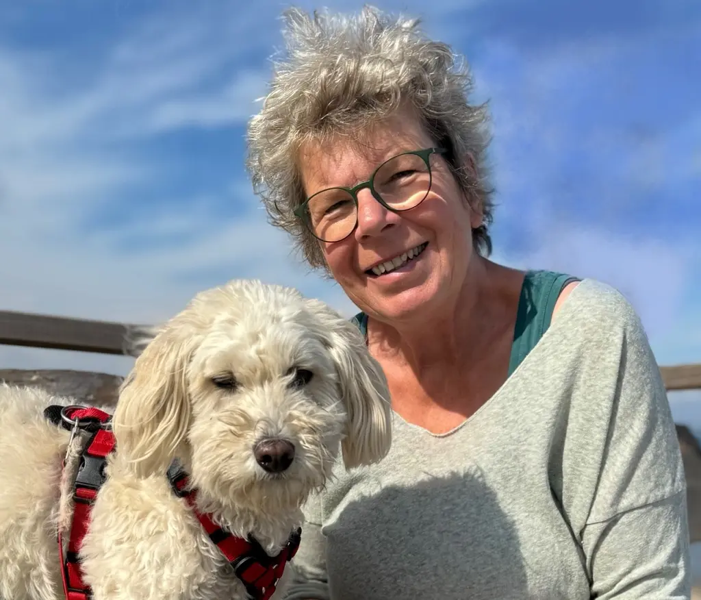 Conny Pivit und ihr Hund Kjala